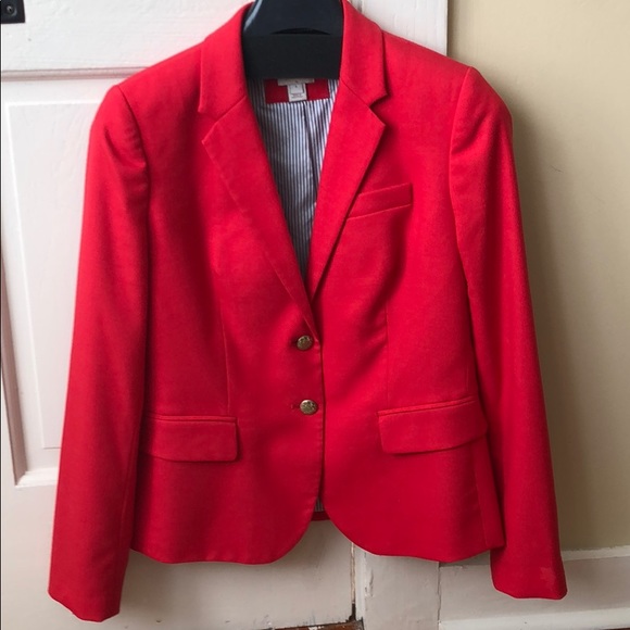 J. Crew Factory Jackets & Blazers - J. Crew Factory Red Blazer 4
